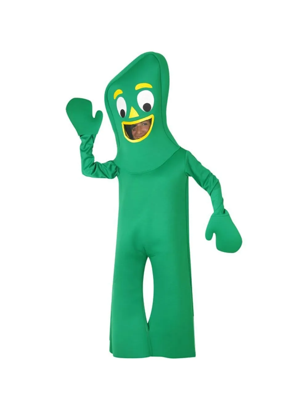 Child Green Clay Man Costume