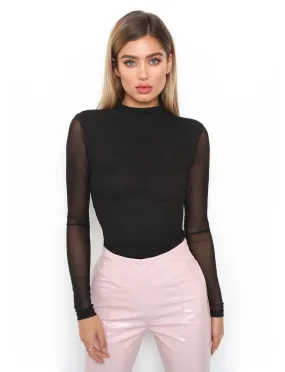 Cleo Bodysuit - Black