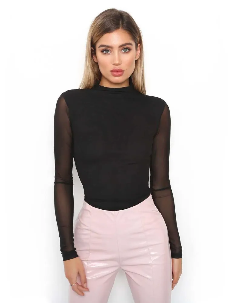 Cleo Bodysuit - Black