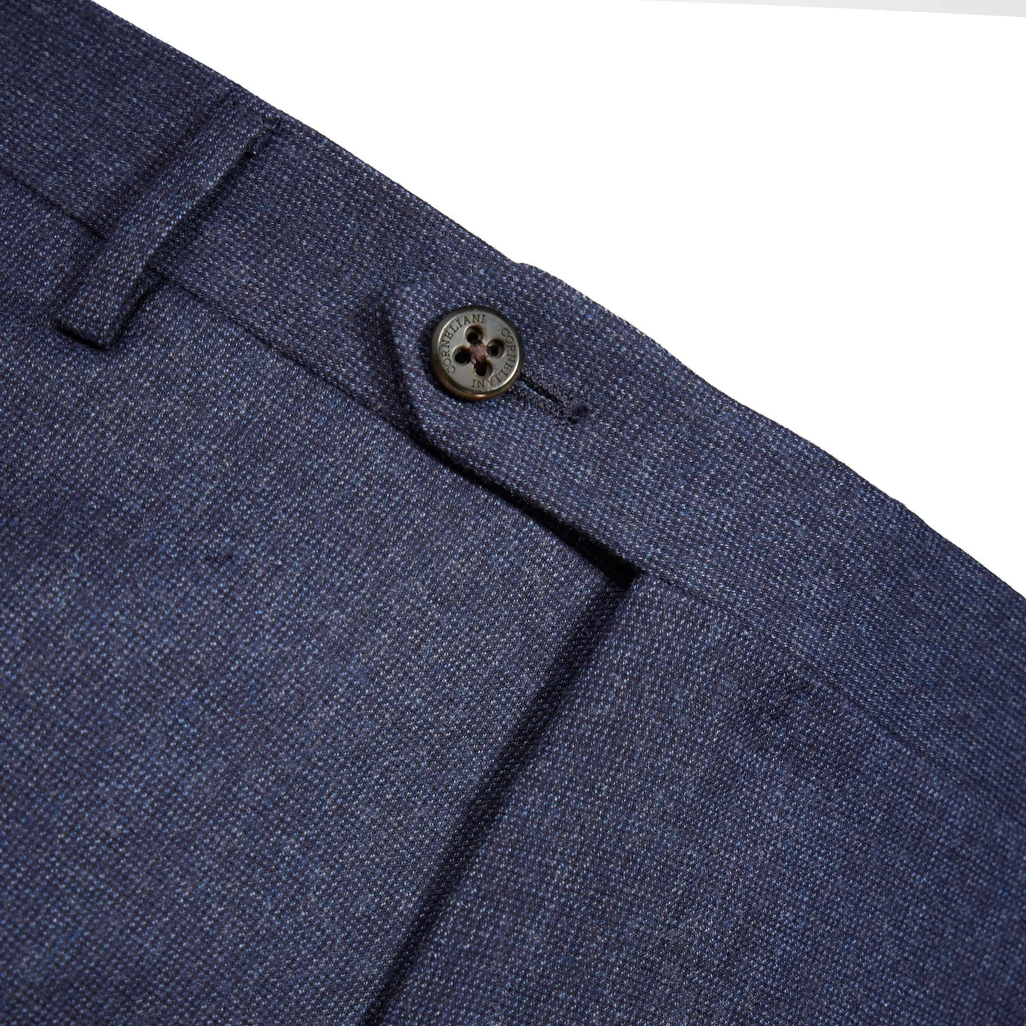 CORNELIANI Flannel Trouser DARK BLUE REG