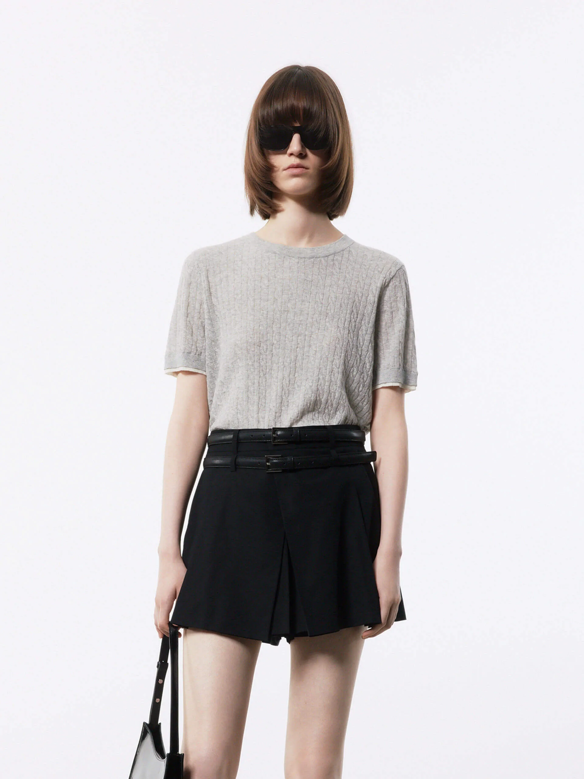Cotton Linen Knit Top