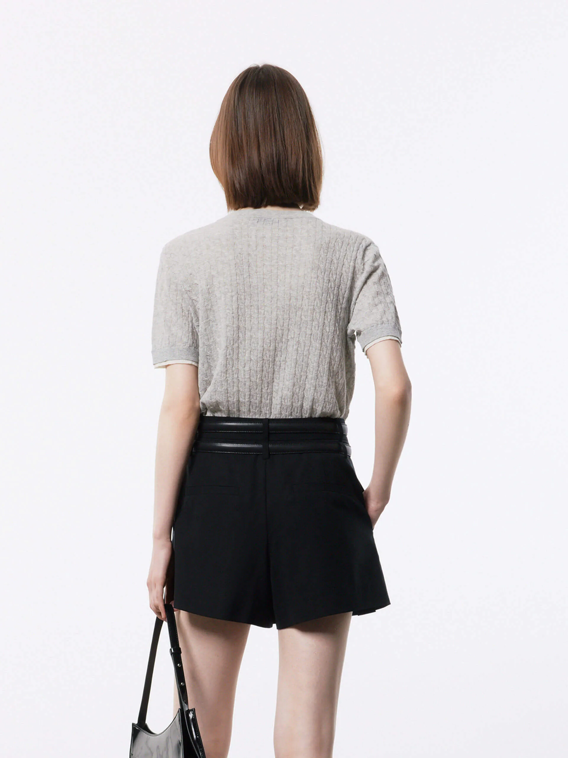 Cotton Linen Knit Top