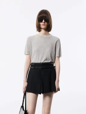 Cotton Linen Knit Top
