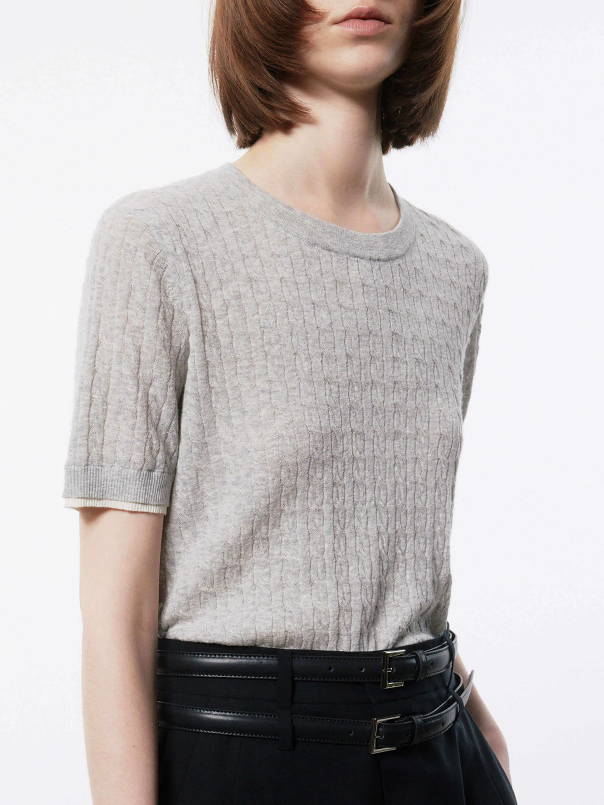 Cotton Linen Knit Top