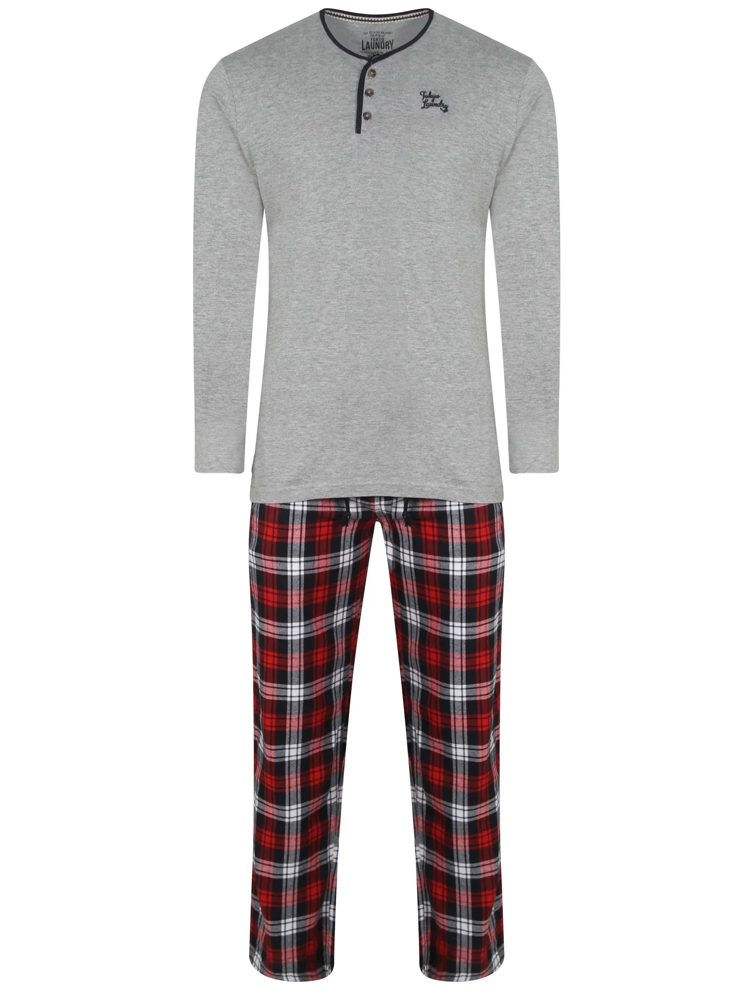 Courland 2pc Lounge Set in Light Grey Marl - Tokyo Laundry