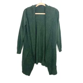 Cyrus Green Hooded Cardigan- Size M
