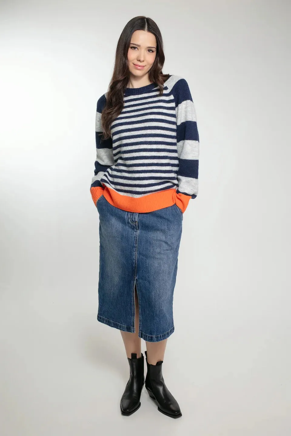 Cytnthia Jumper - Navy Mix