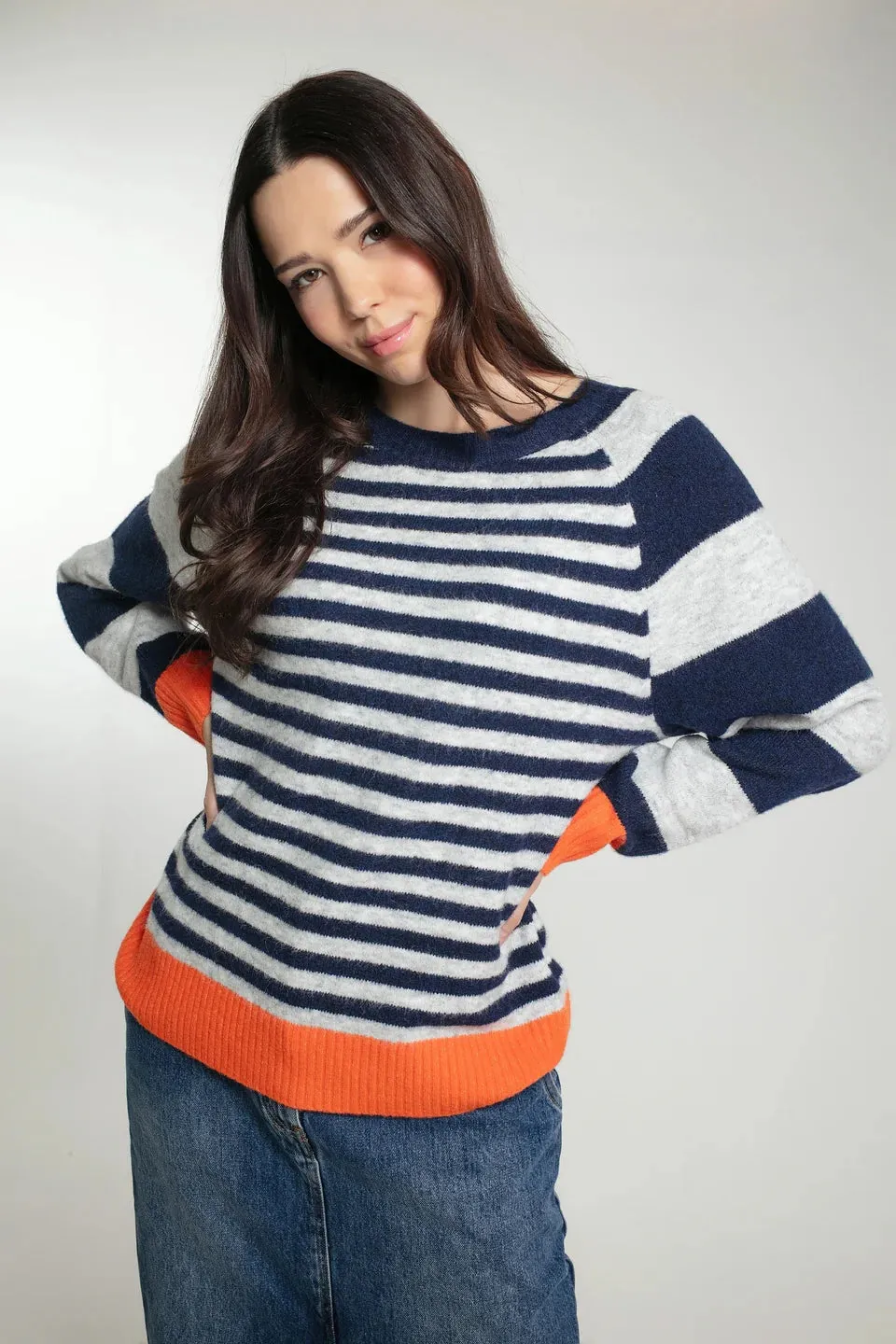 Cytnthia Jumper - Navy Mix