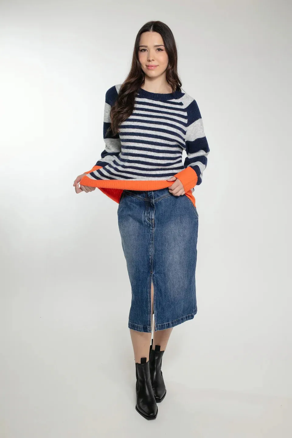 Cytnthia Jumper - Navy Mix