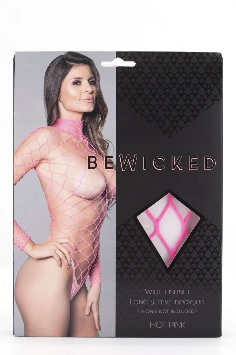 Dancing All Night Bodystocking Hot Pink