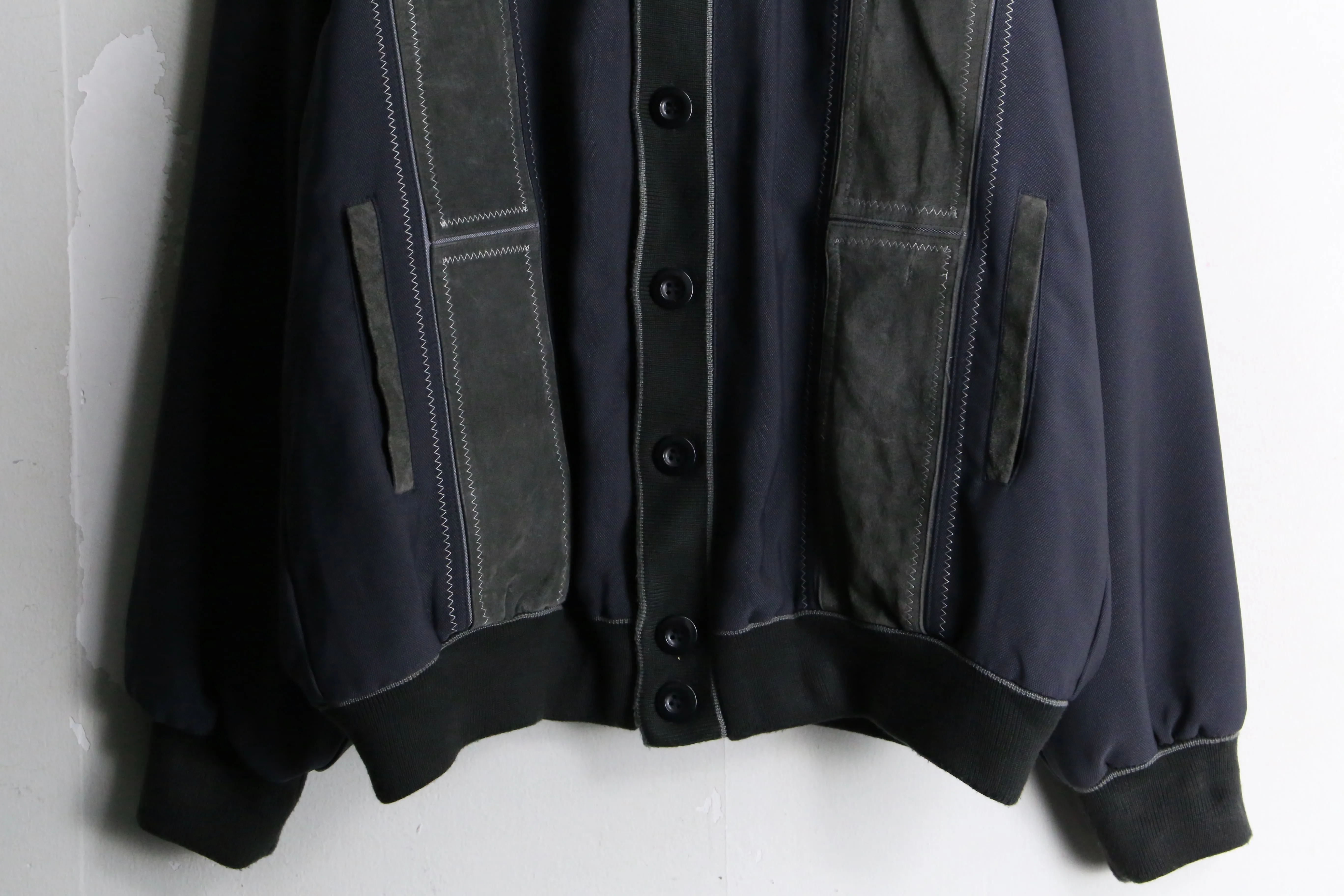 dark gray switch design cardigan jacket
