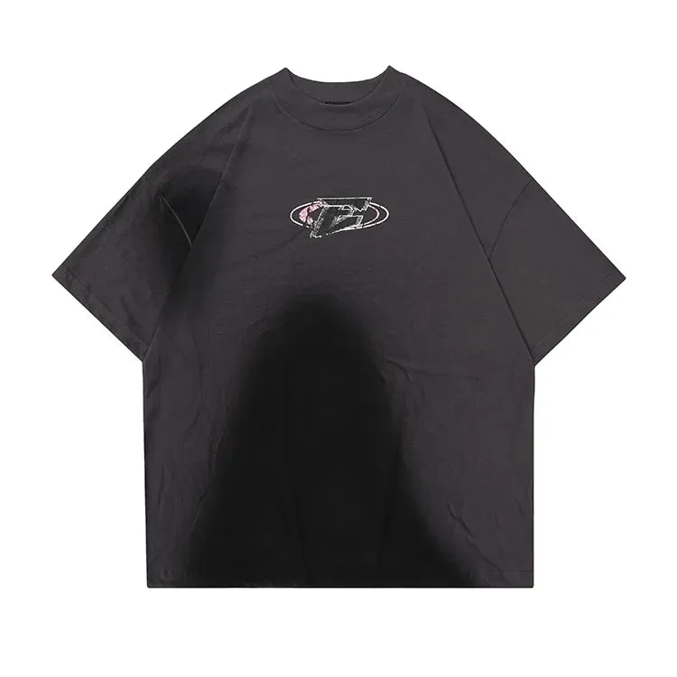 Dark Land-themed Print Short Sleeves Tee