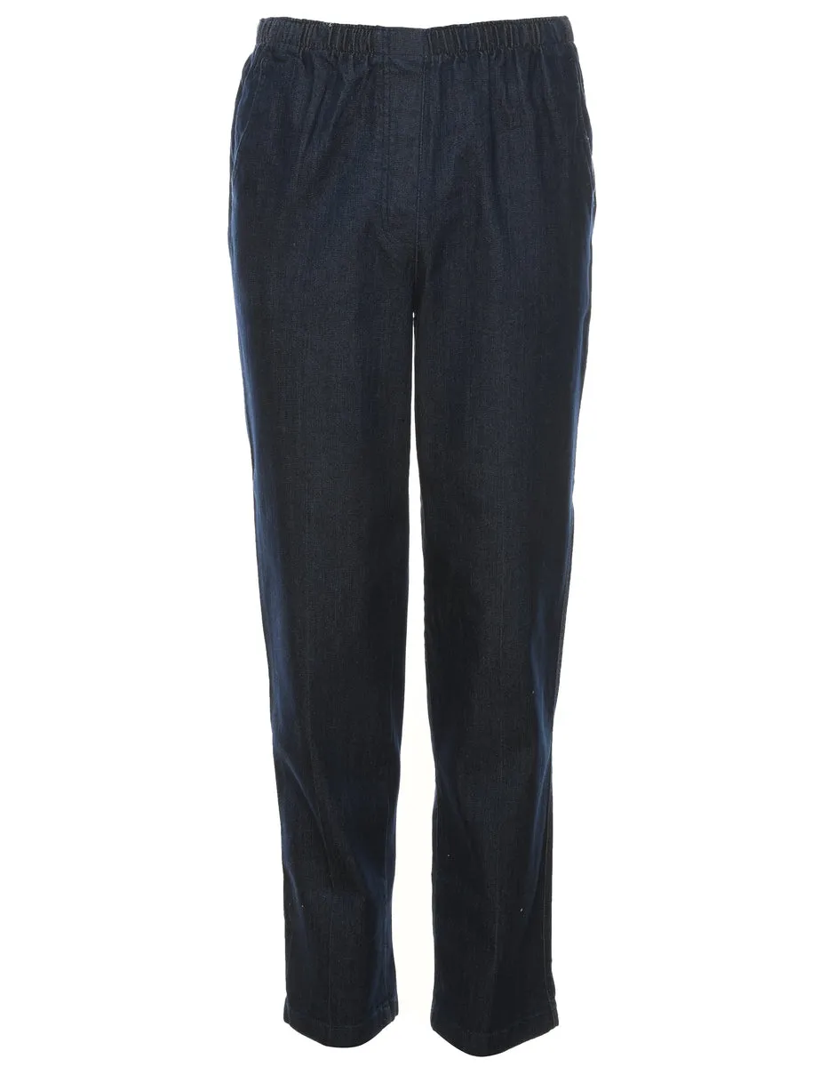 Dark Wash Denim Trousers - W30 L30