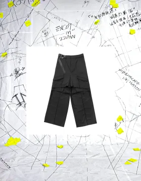 Deconstructed Floor-To-Ceiling Trousers With Cutouts