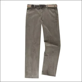 Dg's Merit Cotton Taupe Corduroy Trousers--