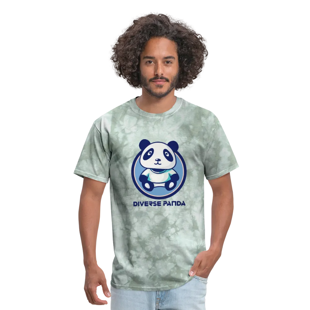 Diverse Panda Blue Lighter Themed Men's T-Shirt