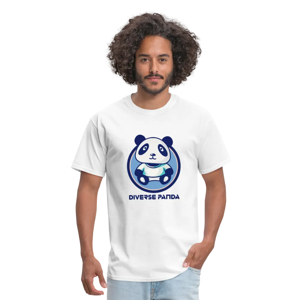 Diverse Panda Blue Lighter Themed Men's T-Shirt