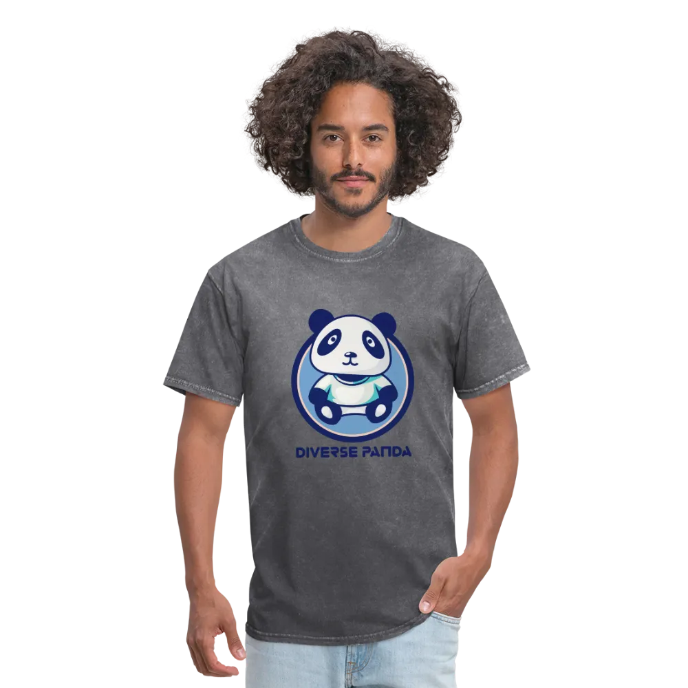 Diverse Panda Blue Lighter Themed Men's T-Shirt