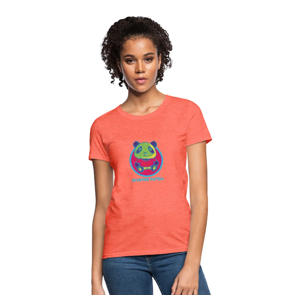 Diverse Panda Funky Themed Women's T-Shirt