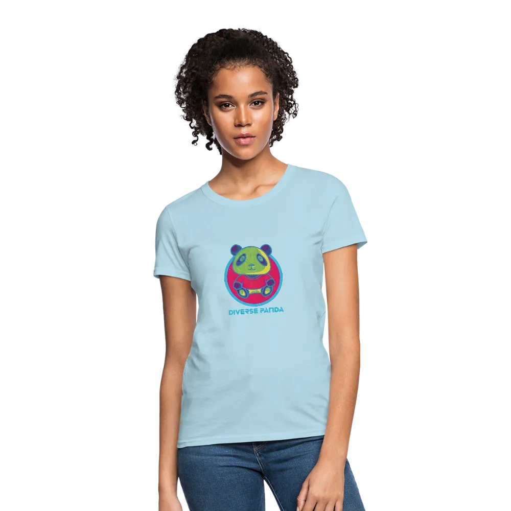 Diverse Panda Funky Themed Women's T-Shirt