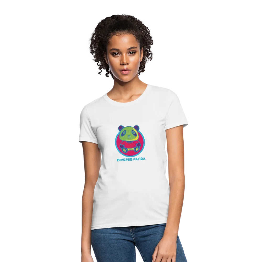 Diverse Panda Funky Themed Women's T-Shirt