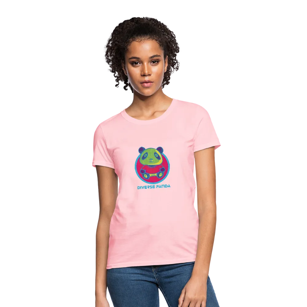 Diverse Panda Funky Themed Women's T-Shirt