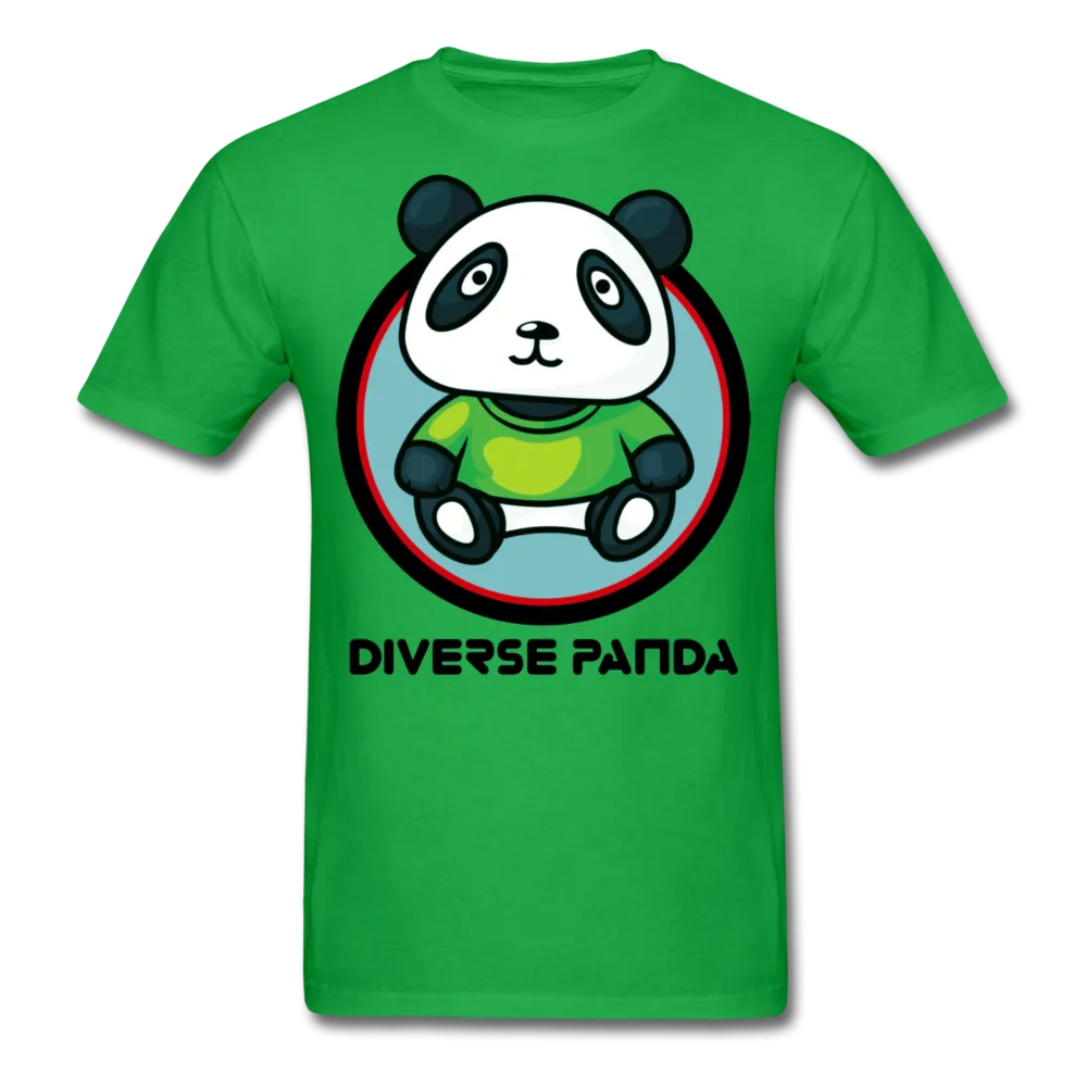 Diverse Panda Greener Theme Men's T-Shirt