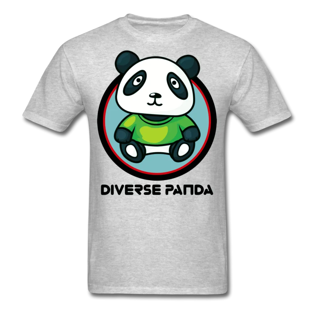 Diverse Panda Greener Theme Men's T-Shirt