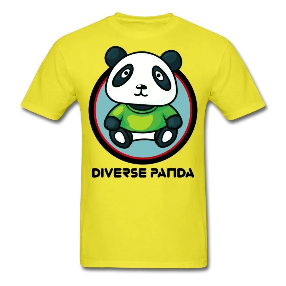 Diverse Panda Greener Theme Men's T-Shirt