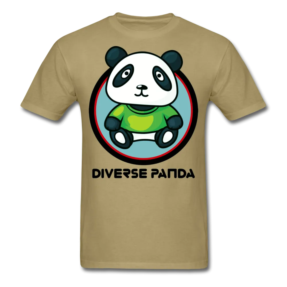 Diverse Panda Greener Theme Men's T-Shirt