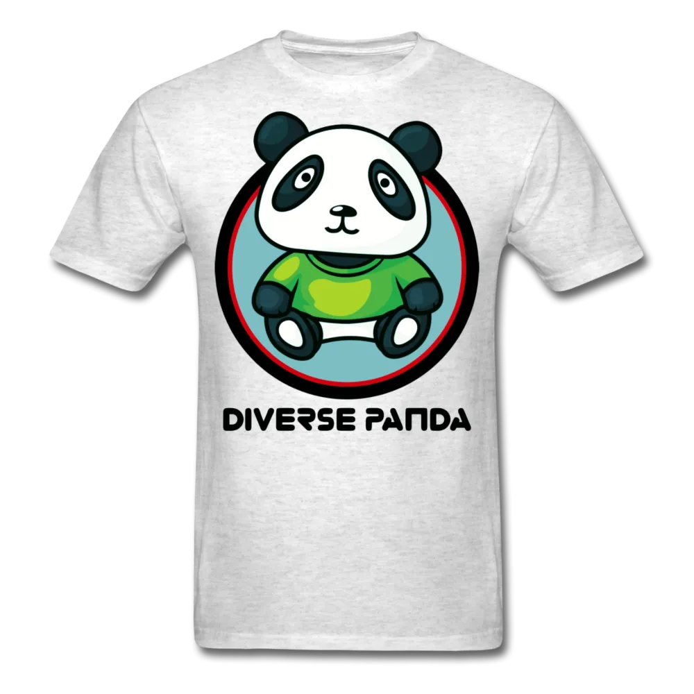 Diverse Panda Greener Theme Men's T-Shirt