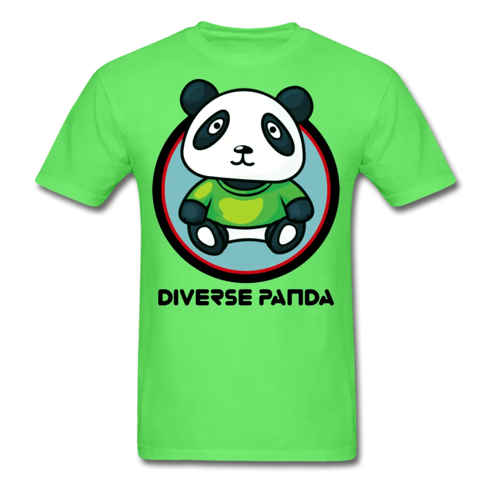 Diverse Panda Greener Theme Men's T-Shirt