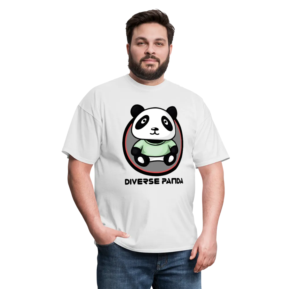 Diverse Panda Purple Glow Themed Men's T-Shirt