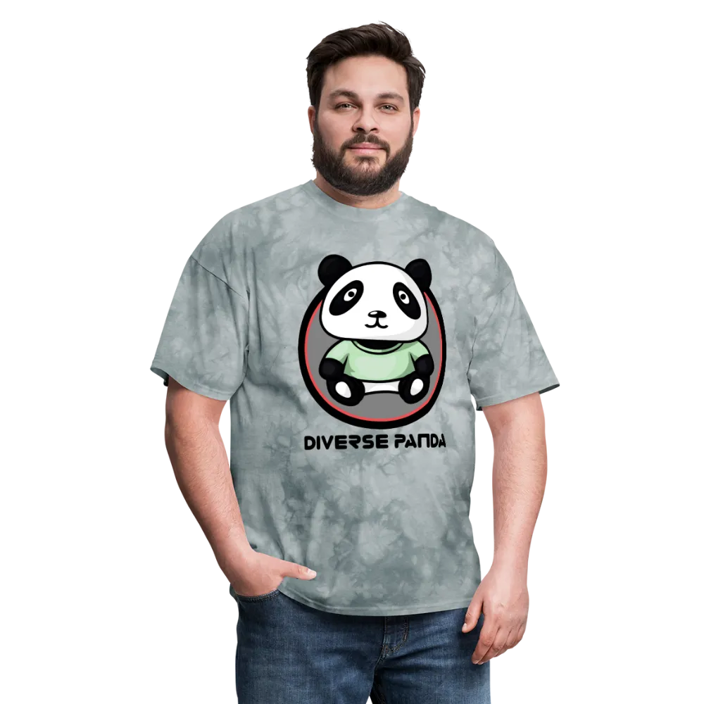Diverse Panda Purple Glow Themed Men's T-Shirt