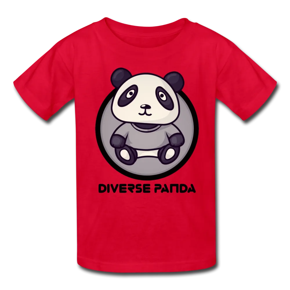 Diverse Panda Sephia Themed Kids' T-Shirt