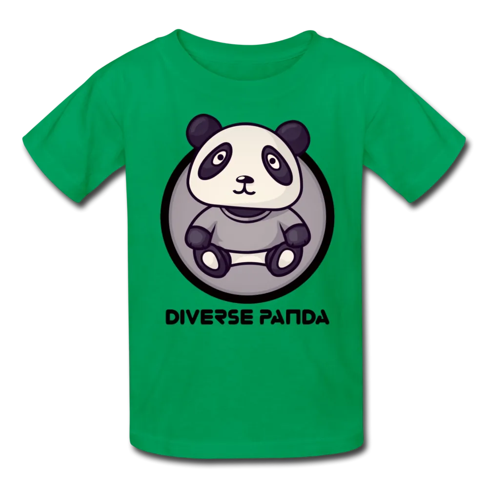 Diverse Panda Sephia Themed Kids' T-Shirt