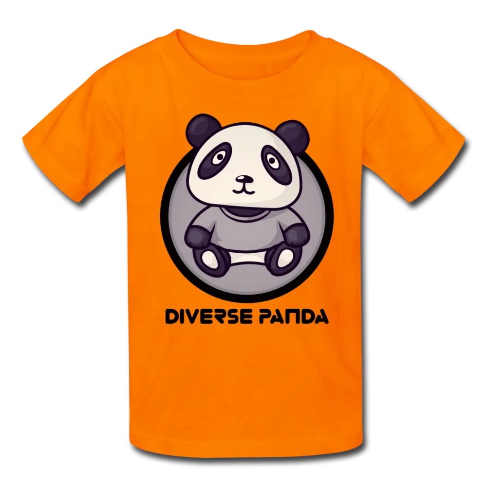 Diverse Panda Sephia Themed Kids' T-Shirt