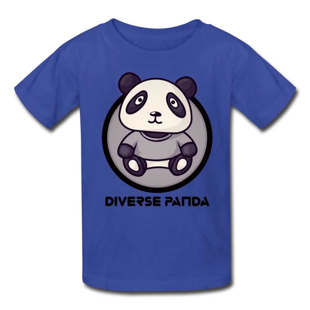 Diverse Panda Sephia Themed Kids' T-Shirt