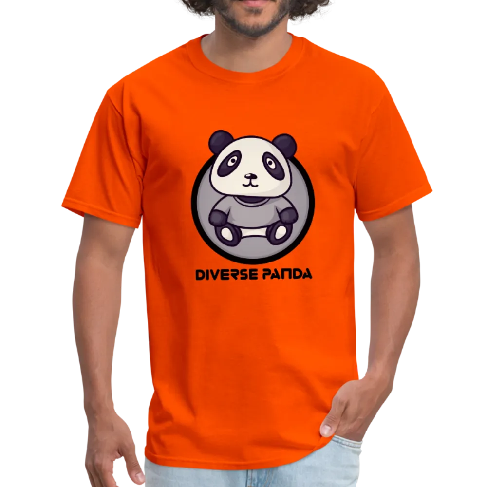 Diverse Panda Sephia Themed Men's T-Shirt