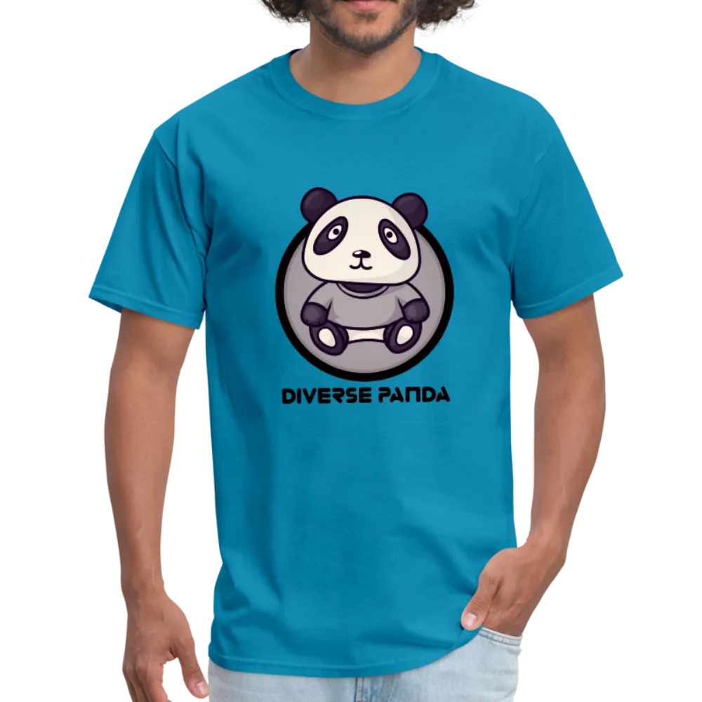 Diverse Panda Sephia Themed Men's T-Shirt