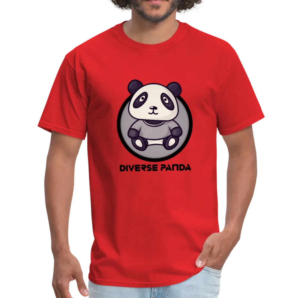 Diverse Panda Sephia Themed Men's T-Shirt