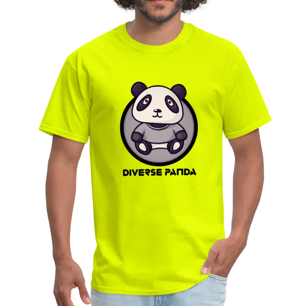 Diverse Panda Sephia Themed Men's T-Shirt