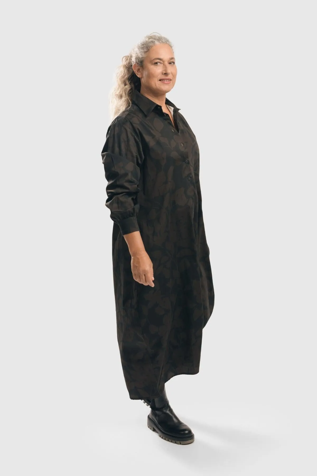 Earth Shirtdress, Brown