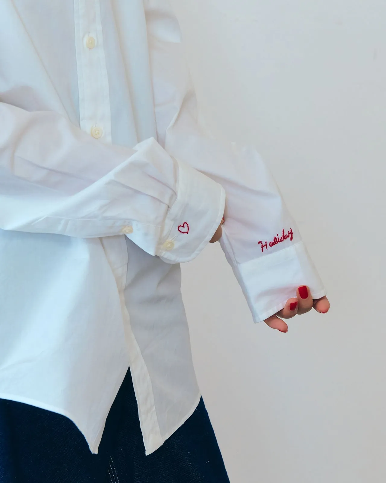 EMBROIDERY SHIRT(HOLIDAY)