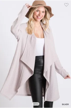 Emerson Cardigan - Silver