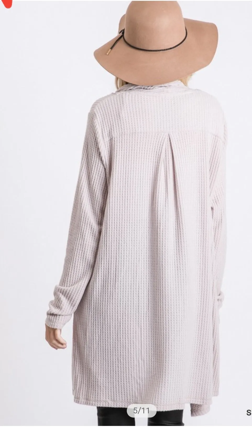 Emerson Cardigan - Silver