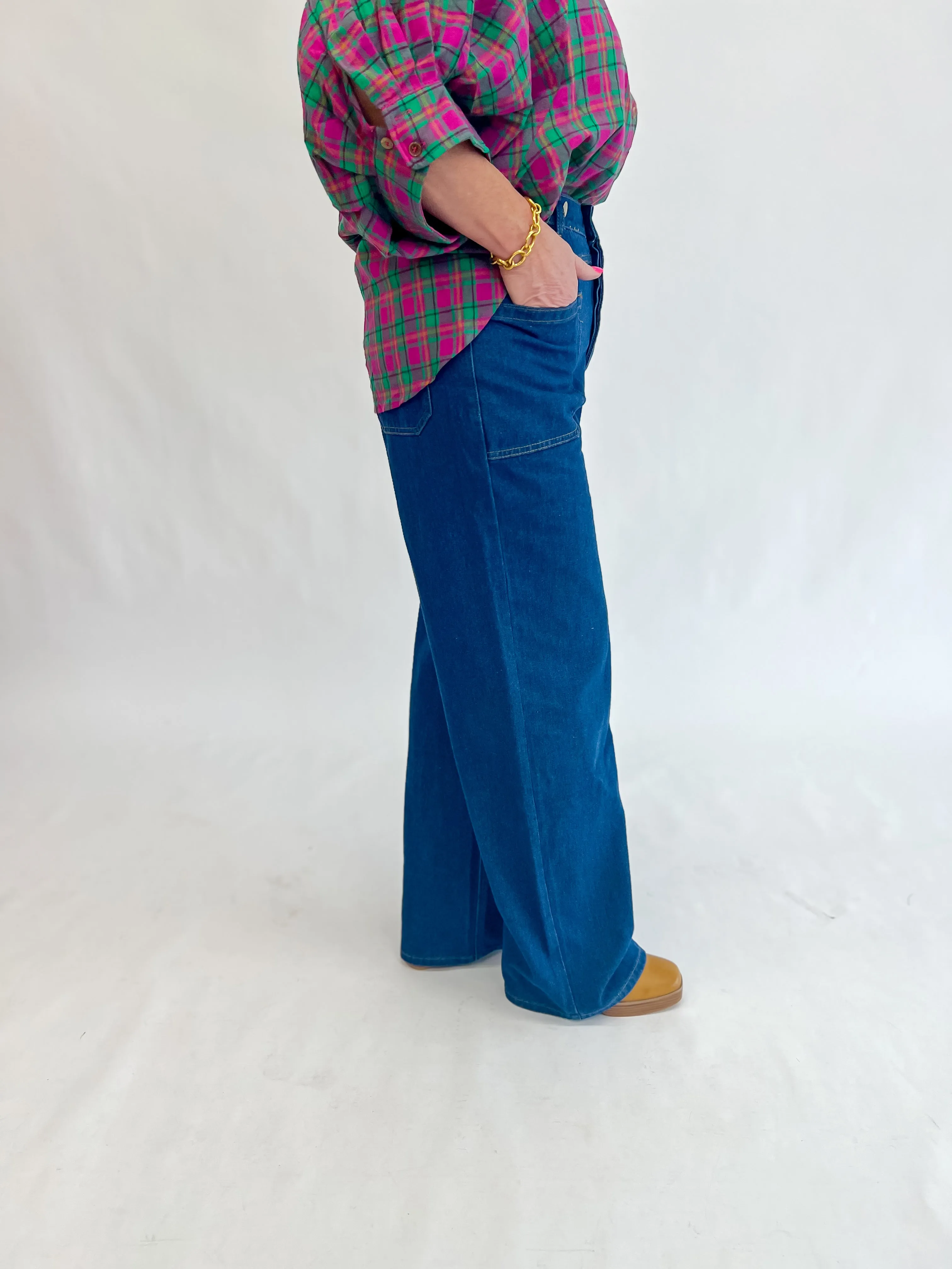 [Entro} Elevated Blues Denim Pants