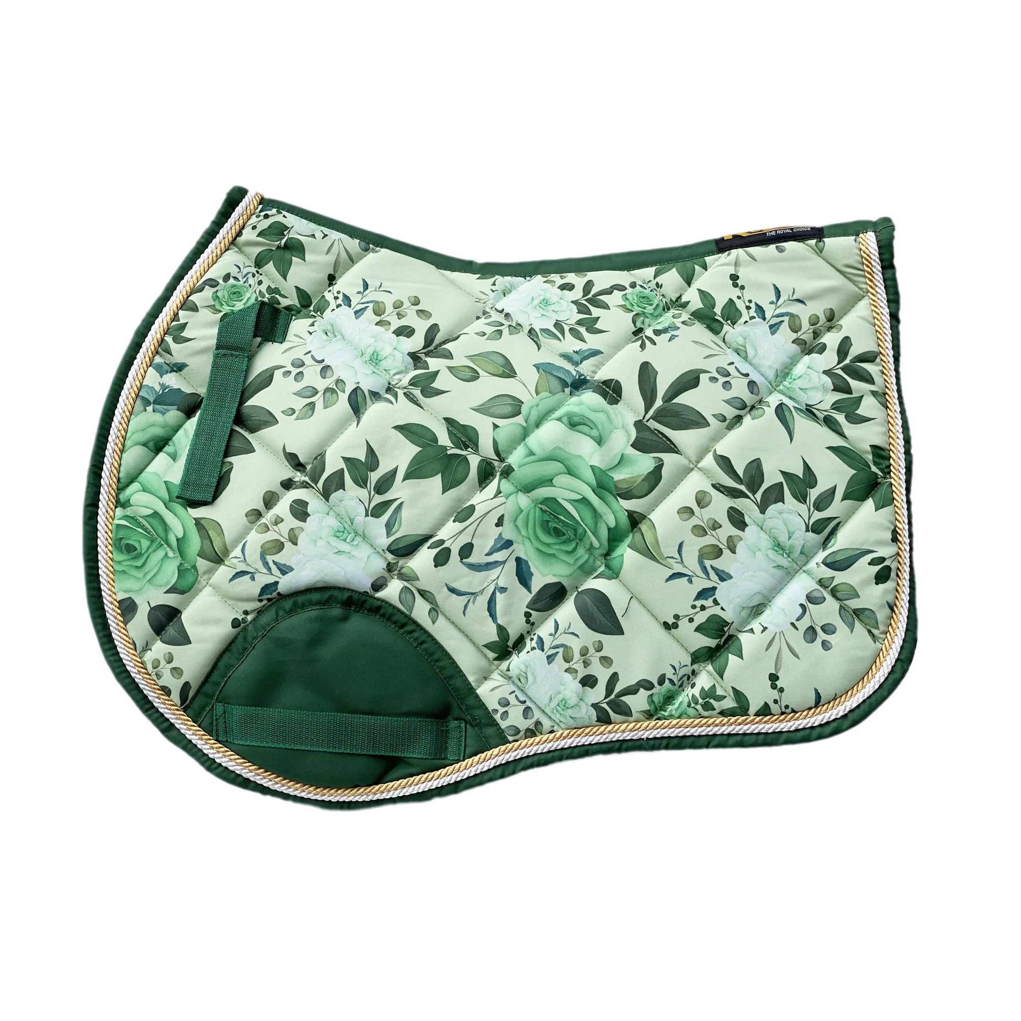 Equestrian Cotton No-slip Pony Jumper Saddle Pad and Fly veil Set