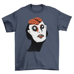 Exposed brain t-shirt
