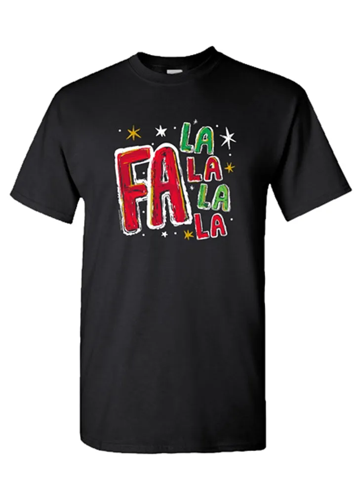 Fa La La Tee in Dark Heather by Couture Tee Company